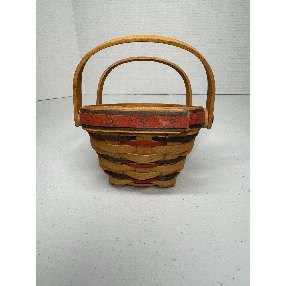 Longaberger Mini Vegetable Basket All American 1996